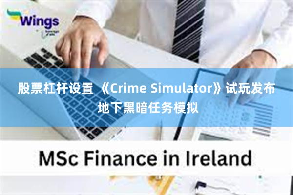 股票杠杆设置 《Crime Simulator》试玩发布 地下黑暗任务模拟