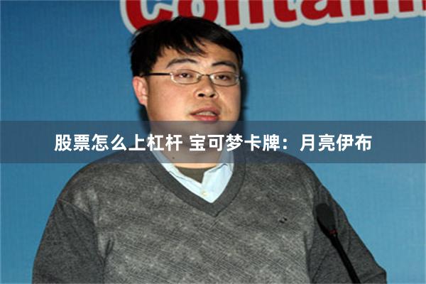 股票怎么上杠杆 宝可梦卡牌：月亮伊布