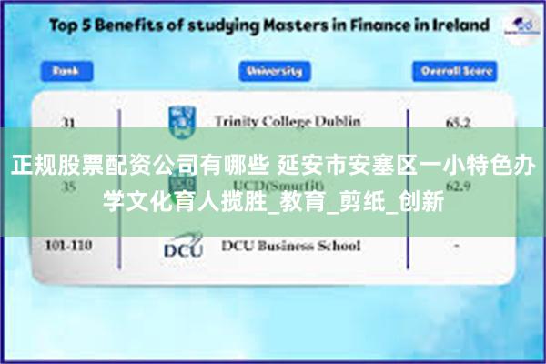 正规股票配资公司有哪些 延安市安塞区一小特色办学文化育人揽胜_教育_剪纸_创新