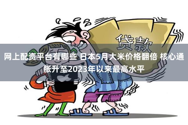 网上配资平台有哪些 日本5月大米价格翻倍 核心通胀升至2023年以来最高水平