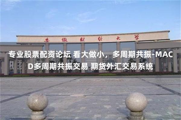 专业股票配资论坛 看大做小，多周期共振-MACD多周期共振交易 期货外汇交易系统